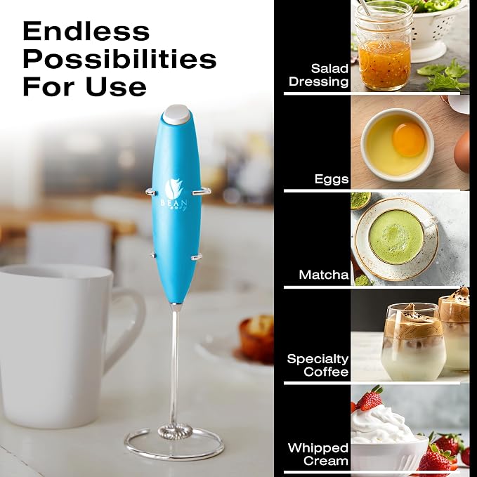 Bean Envy Milk Frother, Coffee Stirrers, Frother Wand, Milk Frother Handheld - Image 3