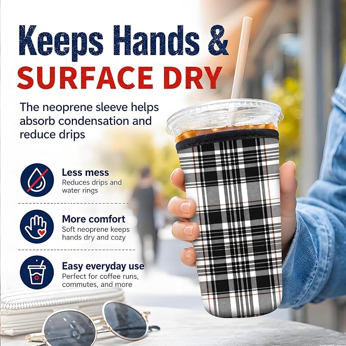 Reusable Neoprene Coffee Sleeve - Image 2