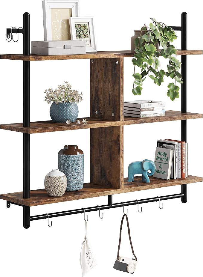Bestier 41.5" Floating Shelves for Wall 3 Tier Kitchen Shelves Wall Mounted - Image 8
