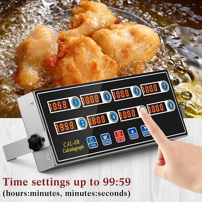 Relaxweex 1 Pack Digital Kitchen Timer, Commercial Cooking Timer - Image 4