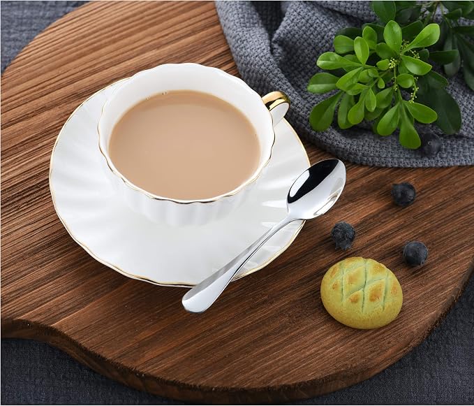 dcieiosul Dessert Small Teaspoons, 4.9 Inches Stainless Steel Mini Espresso - Image 3