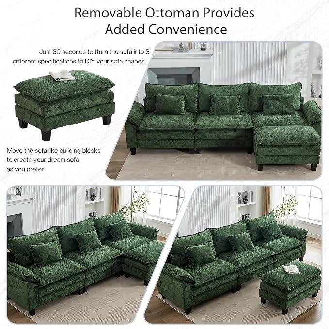 Sectional Sofa, Modular Cloud Couch - Image 2