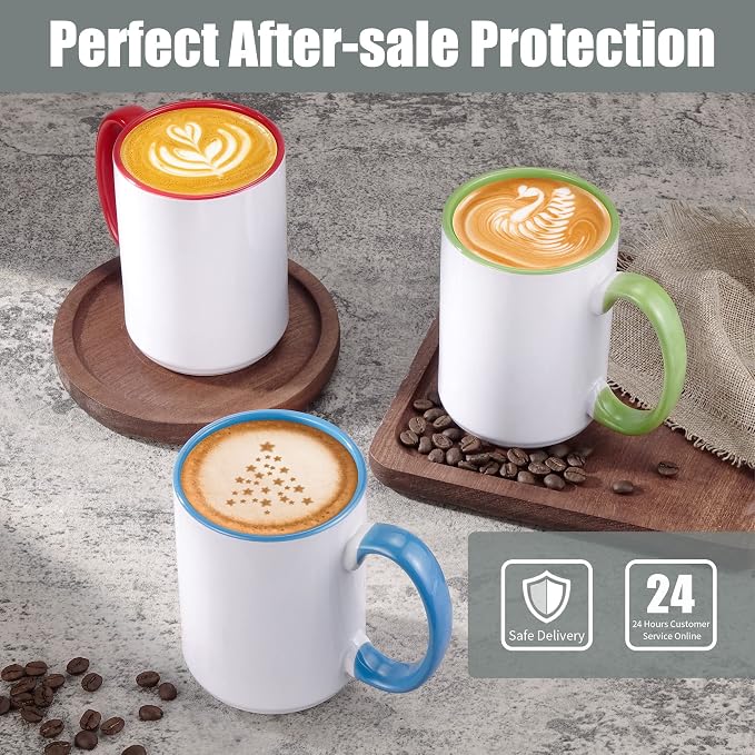 Sublimation Mugs 15 oz Set of 12 Bulk Coffee Mugs - Image 5