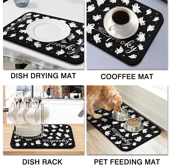 Fun Coffee Mat 23inx15in, Coffee Bar Mat - Image 4
