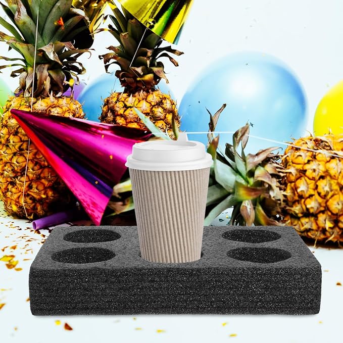 PRETYZOOM 2pcs Foam Cup Carrier Tray - Image 6