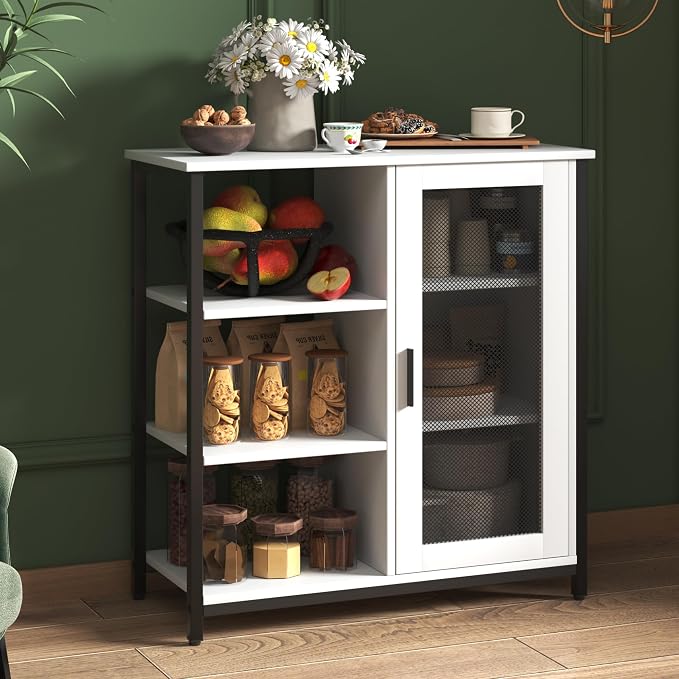 LVSOMT Mini Coffee Bar Cabinet for Home Kitchen, 27.5'' Coffee Stand Station - Image 9