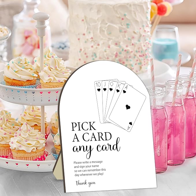 Playing Card Sign, Playing a Card Station Sign - Image 3