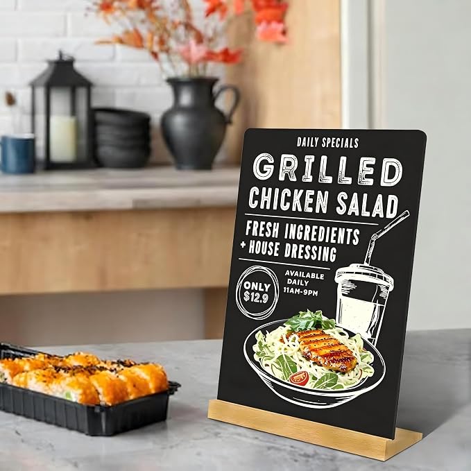 8.6x11.7 in Small Chalkboard Signs - Image 5
