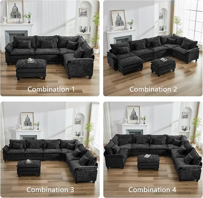 Corner Seat for Sectional Sofa, Modular Cloud Couch - Image 3