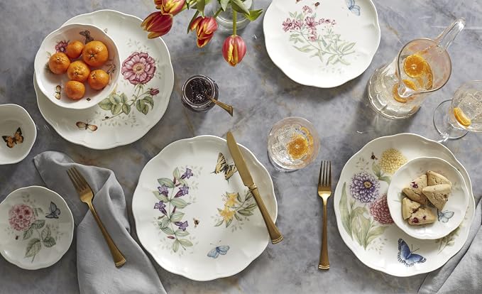 Lenox Dinnerware Set, Butterfly Meadow 28-Piece Set, Service - Image 8