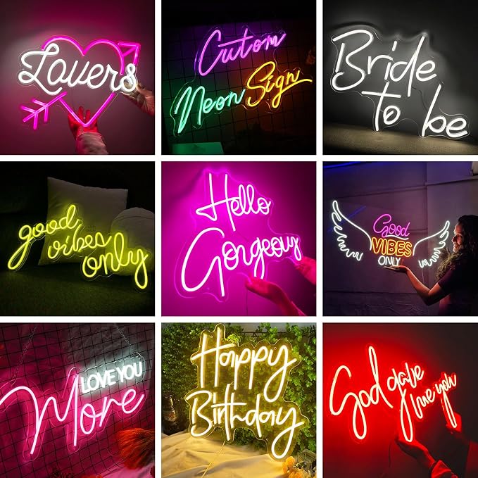 Custom LED Neon Sign, Dimmable - Image 3