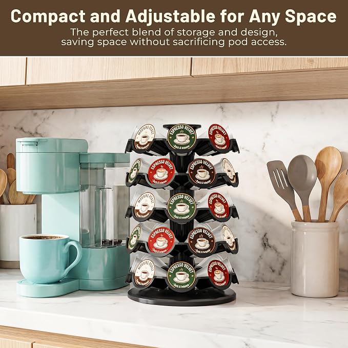 EVERIE Coffee Pod Carousel Organizer - Image 7