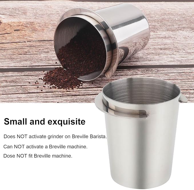 Coffee Dosing Cup 58mm, Stainless Steel Espresso Coffee Dosing Cup Espresso - Image 2