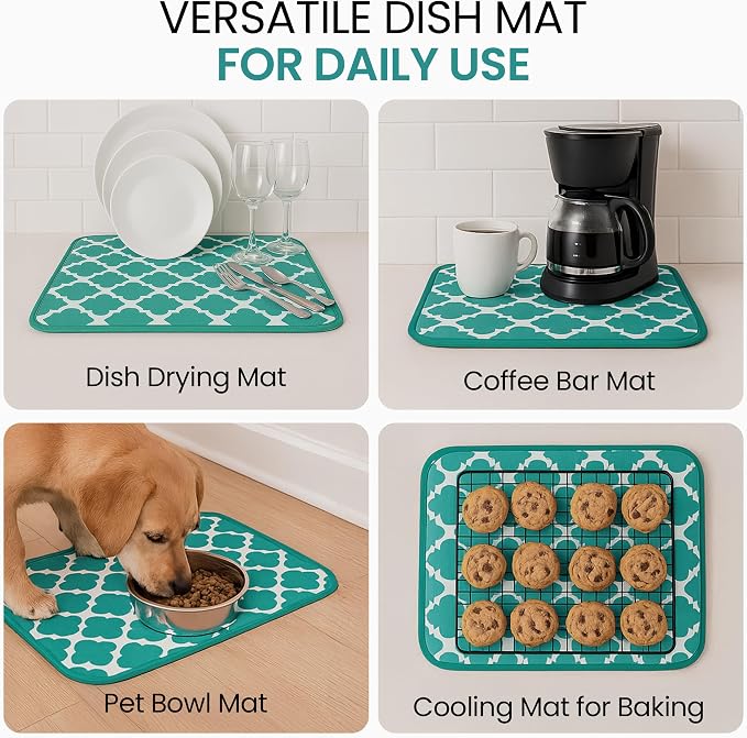 Dish Drying Mat for Kitchen Counter - Image 8