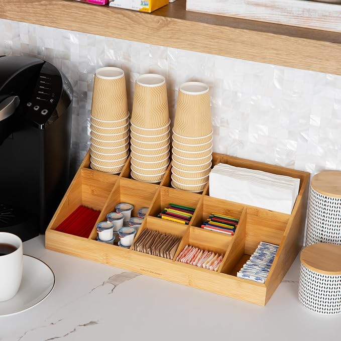 Mind Reader Cup and Condiment Station, Countertop Org, Coffee Bar, Rayon from - Image 6