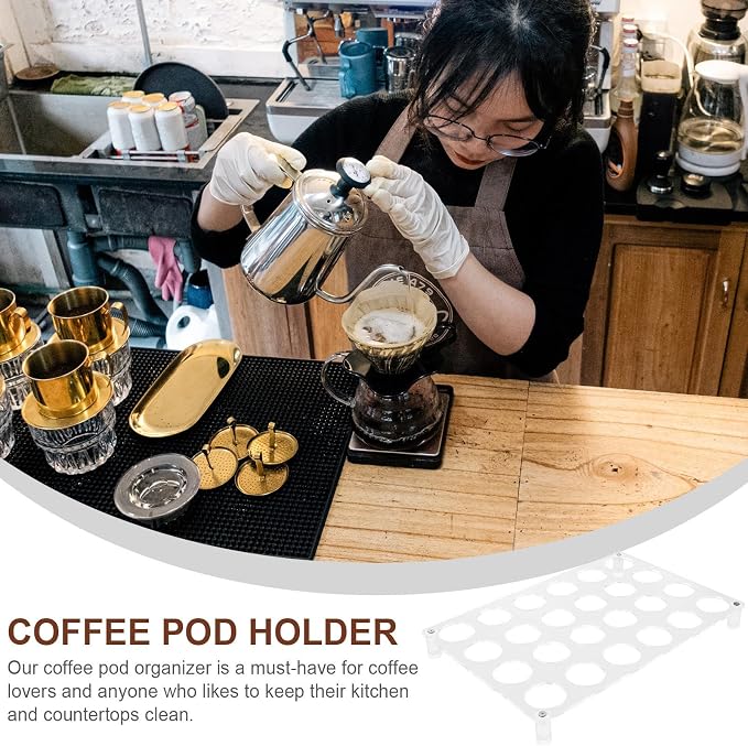 LIFKOME Coffee Capsule Holder Acrylic Storage Rack - Image 3