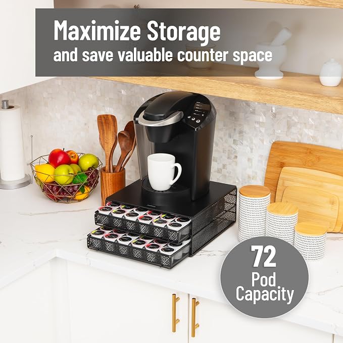Mind Reader 2 Drawer Coffee Pod Organizer - Image 4