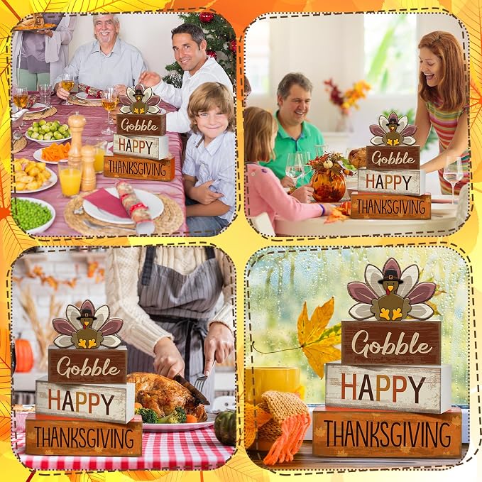 Lineshading 4 Pcs Fall Decorations - Image 4