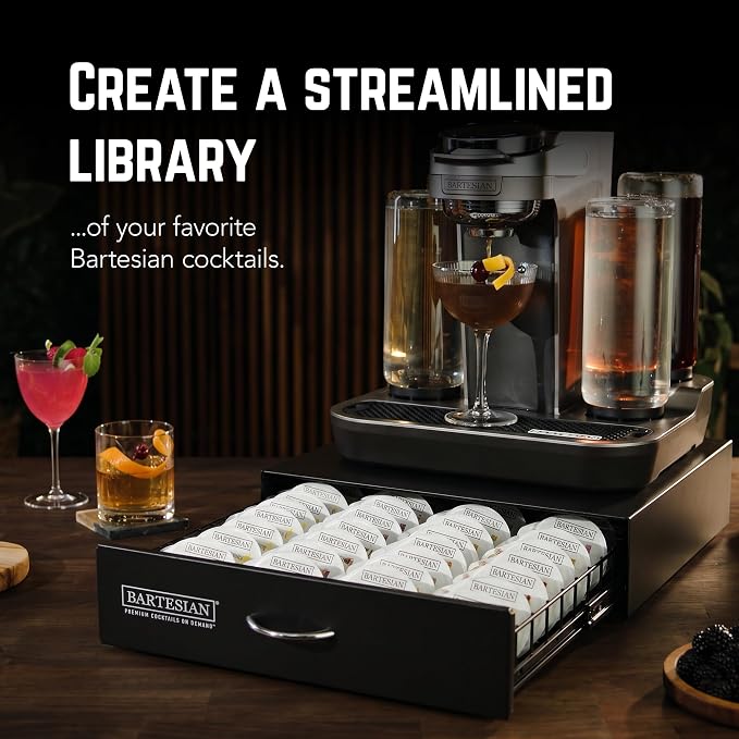 Bartesian Carbon Steel Cocktail Capsule Drawer - Image 2