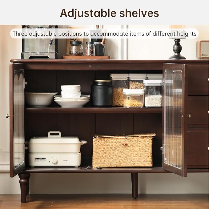 YESWOOD Mid-Century Modern Sideboard Buffet Cabinet - Image 4