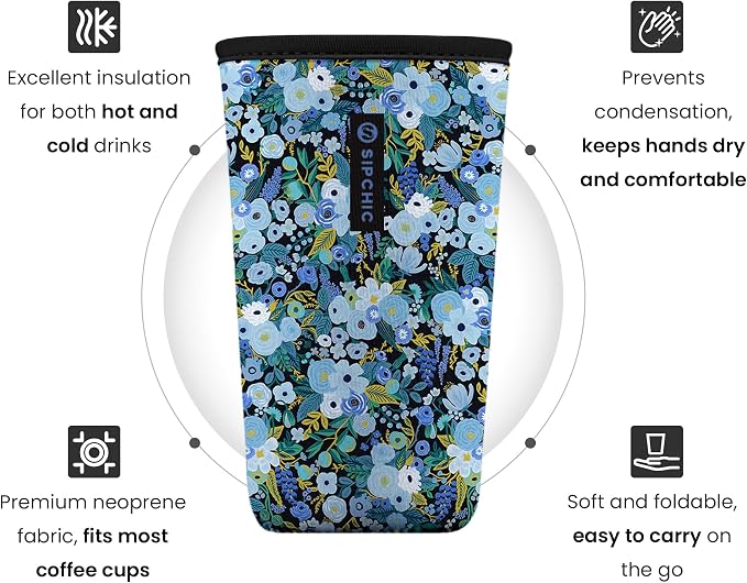 Iced Coffee Sleeve – Neoprene Reusable Cup Sleeves - Image 2