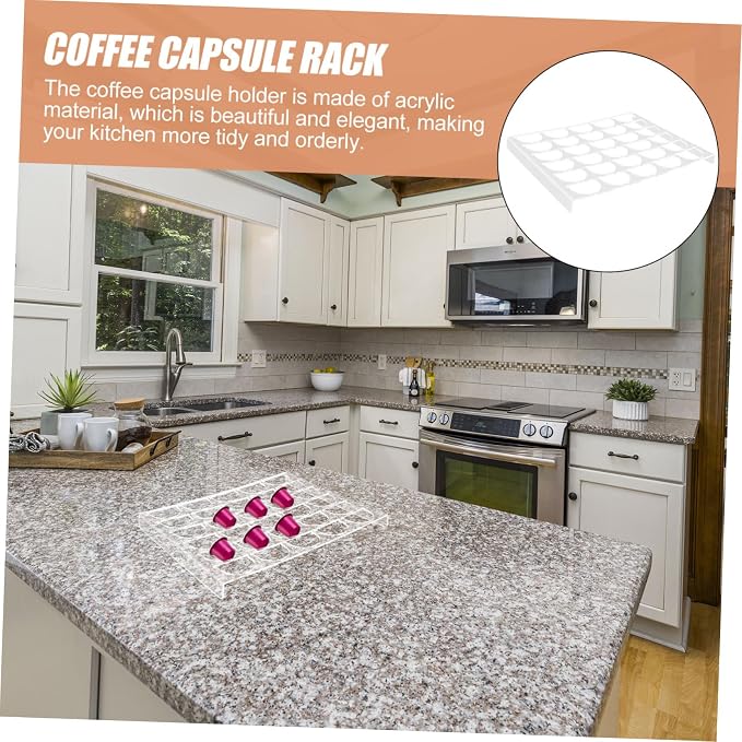 Coffee Storage Counter Capsule Holder Coffee Bar Organizer Capsule Rack - Image 6