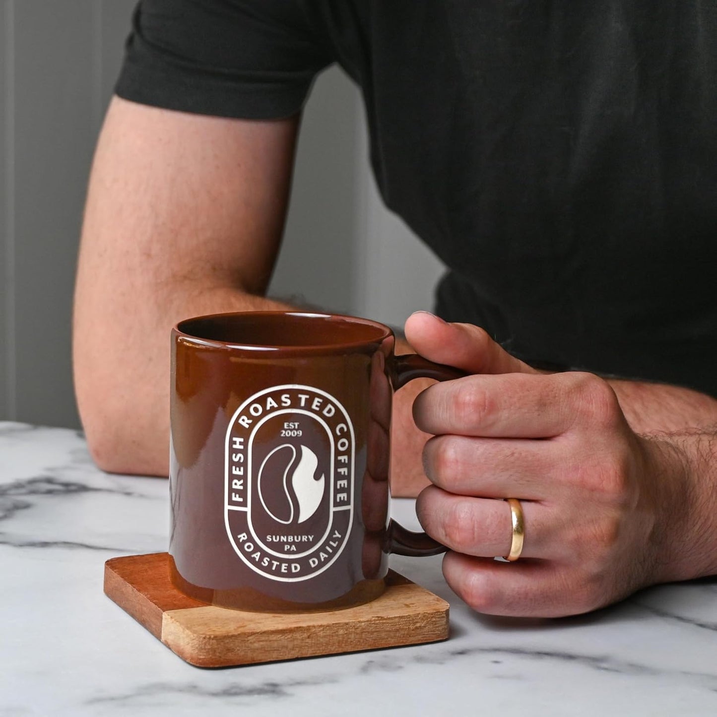 Fresh Roasted Coffee, Costa Rica Tarrazu, Medium Roast, 96 Pods for K Cup Brewers