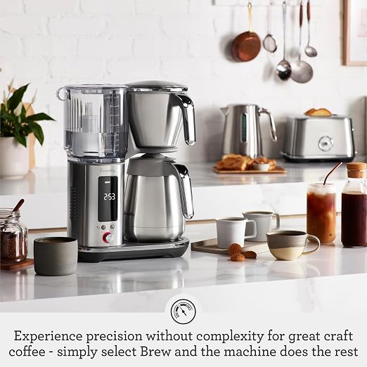 Breville Luxe Drip Coffee Machine BDC465DBL, Damson Blue, Thermal Carafe - Image 2