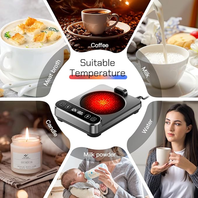 Smart Mug Warmer with Infrared Sensor, Coffee Mug Warmer - Image 7