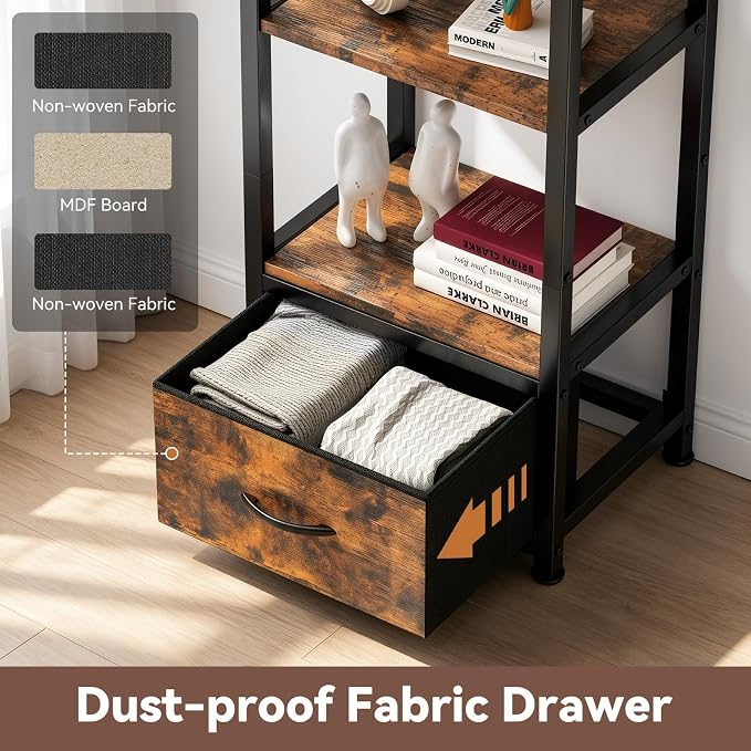 Housolution 6 Tier Bookshelf - Image 5