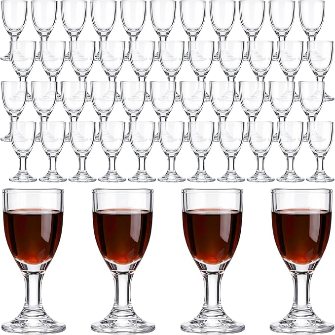 48 Pack 0.5oz/15ml Mini Shot Glass Set by Unknown