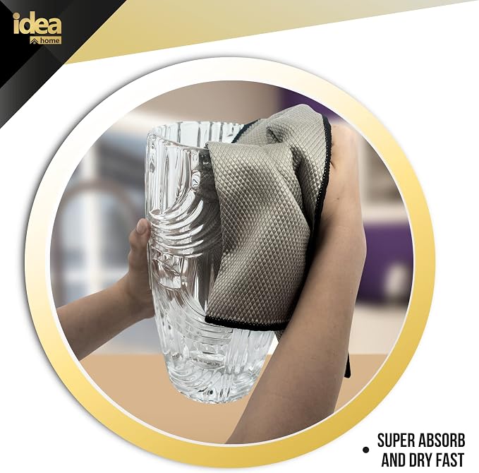 Idea Home Premium Fish Scale Microfiber Cloth – Ultra-Clear, Lint-Free & - Image 9