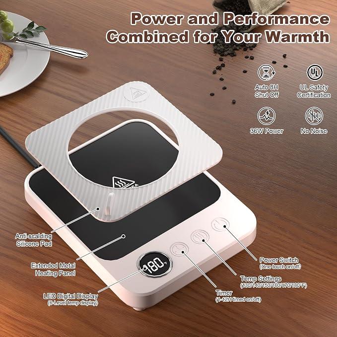 Felibeaco Coffee Mug Warmer & Mug Set - Image 6