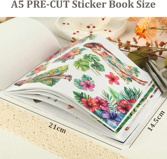 Snycler Hello Summer Theme Sticker Scrapbooking Supplies - Image 3