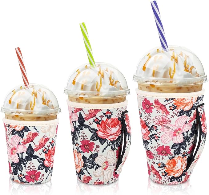 Iced Coffee Sleeve Insulator Sleeves by AJLTPA