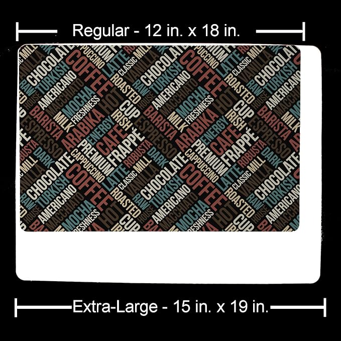 Coffee Maker Mat for Countertop – Absorbent, Non-Slip Coffee Bar Mat, Protects - Image 4