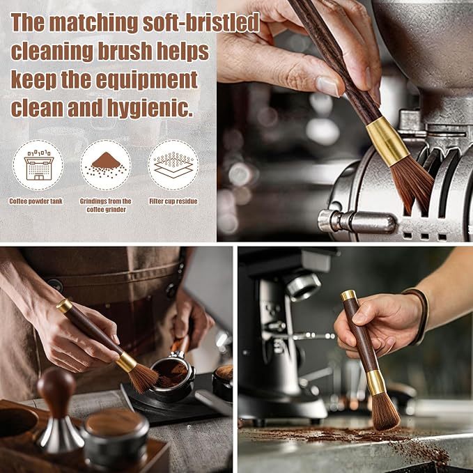 Coffee Filter Holder, Cone Coffee Filter Holder & Coffee Powder Cleaning Brush - Image 5