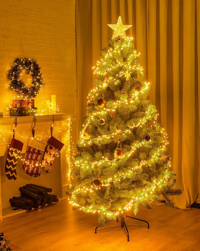 4 Pack Fairy Lights Battery Operated, 5 Feet 60 LED Twinkle String Lights - Image 2