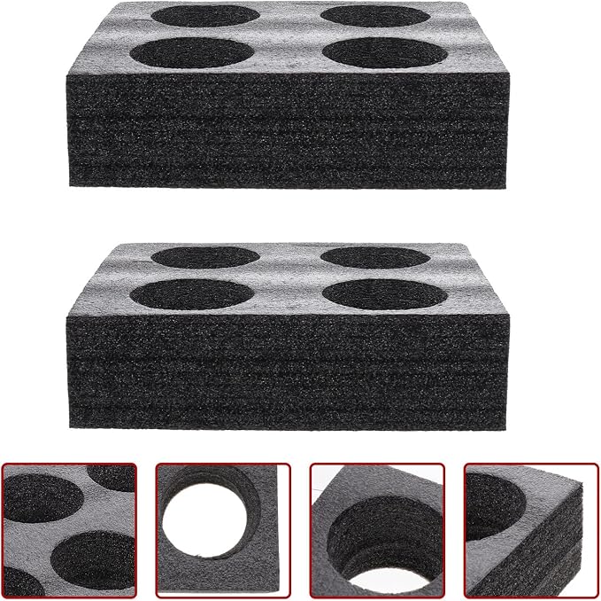 DOITOOL 2pcs Milk Tea Cup Saucer Multi Cup Carrier Outdoor Cup Trays Cold - Image 9