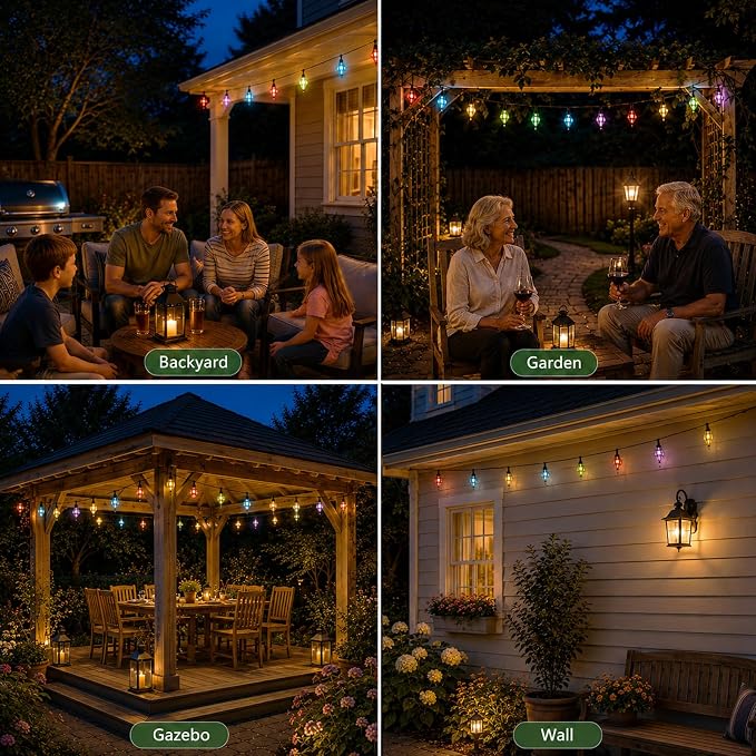 Vigdur Multicolor Flower String Lights, Decorative String Lights Plug in - Image 8