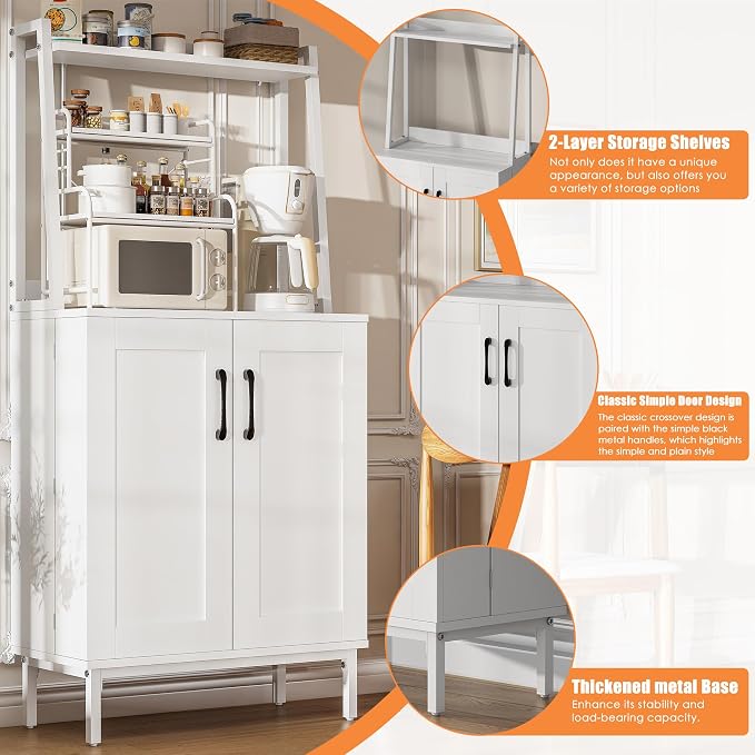 kepptory 51" Kitchen Baker's Rack - Image 4