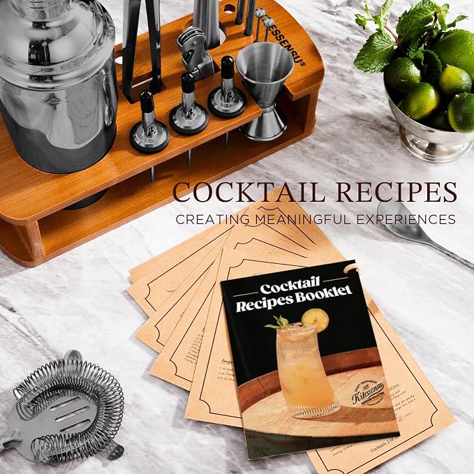 KITESSENSU Cocktail Shaker Set Bartender Kit - Image 7