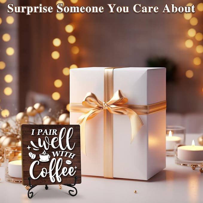 Coffee Bar Sign，Cafes Bar Decor Accessories, Cafe Station Essentials, Kitchen - Image 3