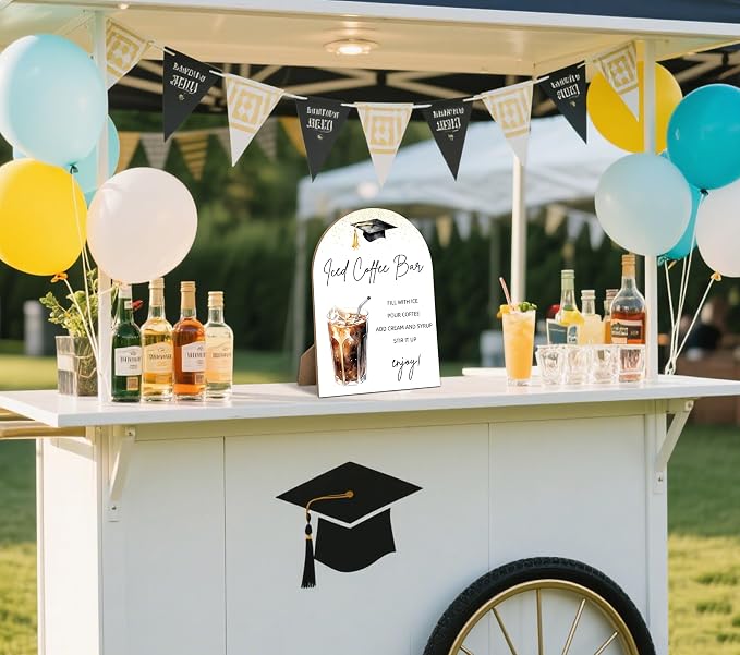 Graduation Iced Coffee Bar Sign - Image 4