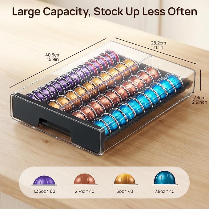 Vtopmart Coffee Pod Drawer Organizer - Image 3