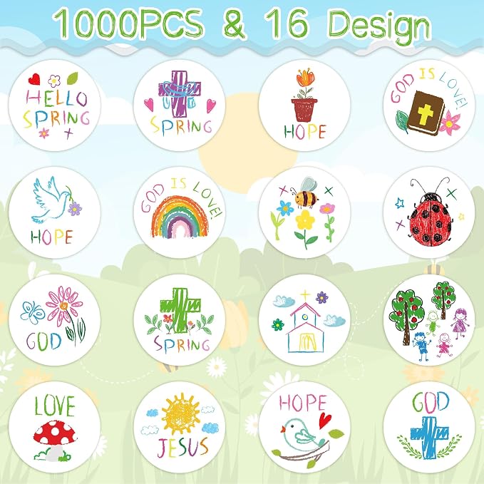 Haooryx Spring Christian Religious Sticker - Image 2