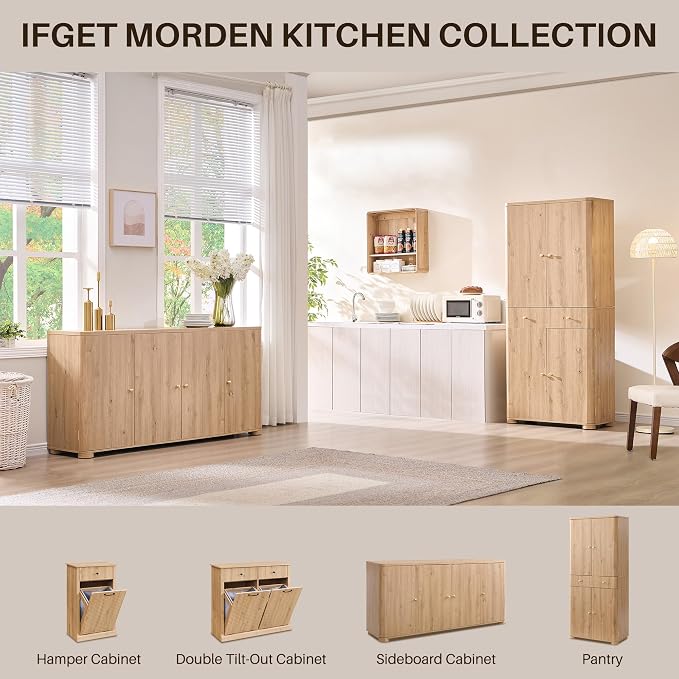 IFGET Curved Buffet Cabinet - Image 7