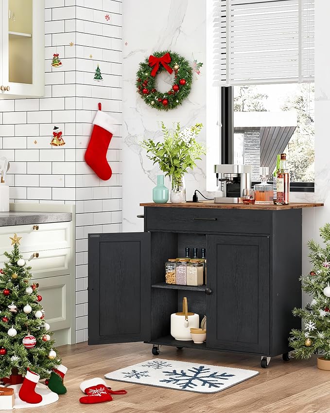 CHOEZON Kitchen Island, Kitchen Island Cart - Image 3