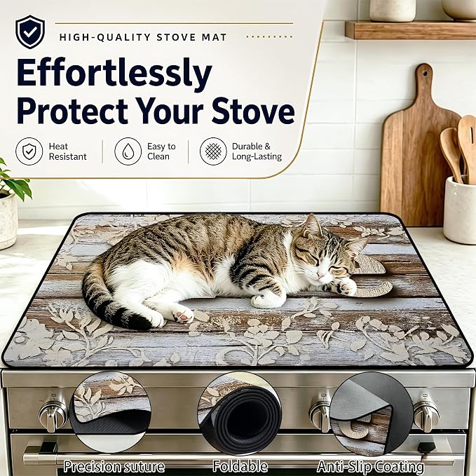 Multi-Design Stove Top Cover for Glass/Electric Stoves, 3-in-1 Counter - Image 5