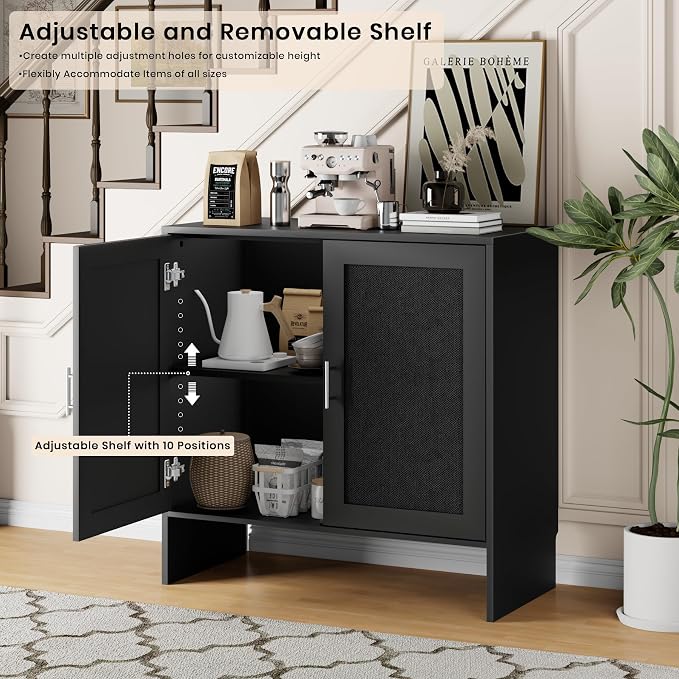 DHZ 63” Buffet Cabinet Set of 2, Accent Cabinet - Image 3